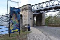 Hraniční most mezi Portugalskem a Španělskem